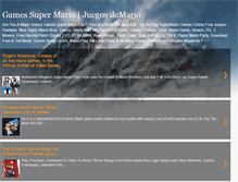 Tablet Screenshot of games-supermario.blogspot.com