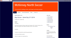 Desktop Screenshot of mckinneynorthsoccer.blogspot.com