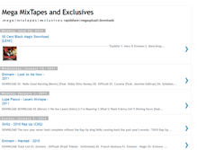 Tablet Screenshot of megamixtapes.blogspot.com