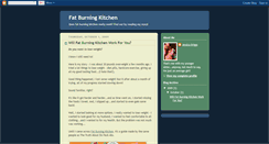 Desktop Screenshot of fatburningkitchen.blogspot.com