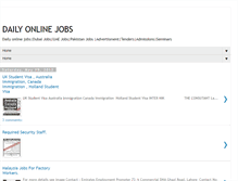 Tablet Screenshot of dailyonlinejob.blogspot.com