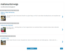 Tablet Screenshot of mahonunterwegs.blogspot.com