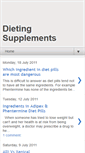 Mobile Screenshot of dietingsupplements.blogspot.com