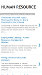Mobile Screenshot of humanresource4u.blogspot.com
