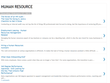 Tablet Screenshot of humanresource4u.blogspot.com