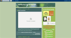 Desktop Screenshot of cardiacvascular-michaelsne.blogspot.com