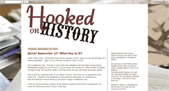 Desktop Screenshot of hookedonhistory.blogspot.com