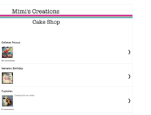 Tablet Screenshot of mimi-creation.blogspot.com