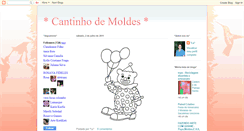 Desktop Screenshot of cantinhodemoldes.blogspot.com