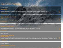 Tablet Screenshot of depression-bipolaire.blogspot.com