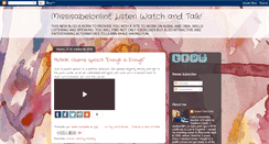 Desktop Screenshot of missisabelonlineblablabla.blogspot.com