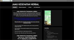 Desktop Screenshot of jamu-kesehatan.blogspot.com