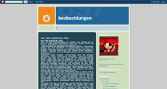 Desktop Screenshot of beobachtungenlh.blogspot.com