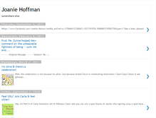 Tablet Screenshot of joaniehoffman.blogspot.com