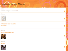 Tablet Screenshot of despuesdesermama.blogspot.com