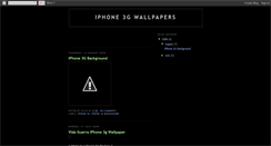Desktop Screenshot of iphone3gwallpapers.blogspot.com