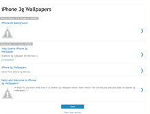 Tablet Screenshot of iphone3gwallpapers.blogspot.com