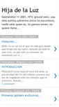 Mobile Screenshot of lahistoriadelahijadelaluz.blogspot.com