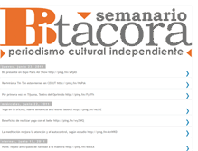 Tablet Screenshot of bitacoracultural.blogspot.com
