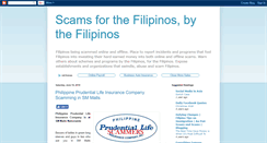 Desktop Screenshot of filipinoscams.blogspot.com