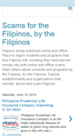 Mobile Screenshot of filipinoscams.blogspot.com