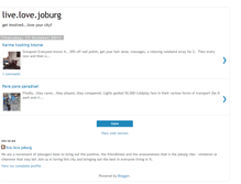 Tablet Screenshot of livelovejoburg.blogspot.com