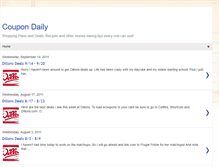 Tablet Screenshot of coupondaily.blogspot.com