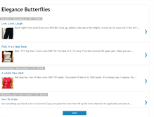 Tablet Screenshot of elegancebutterflies.blogspot.com