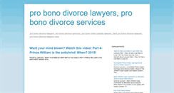 Desktop Screenshot of probonodivorcelawyers.blogspot.com