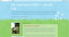 Desktop Screenshot of myaspergerschild2.blogspot.com