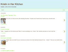 Tablet Screenshot of kristininherkitchen.blogspot.com