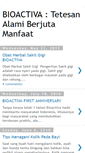 Mobile Screenshot of bioaktive.blogspot.com