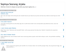 Tablet Screenshot of jejaka-sepi.blogspot.com