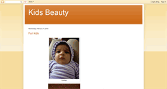 Desktop Screenshot of kidsbeautykb.blogspot.com