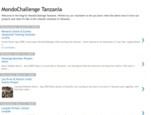 Tablet Screenshot of mondochallengetanzania.blogspot.com