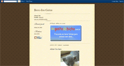 Desktop Screenshot of becodosgatos.blogspot.com