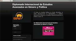 Desktop Screenshot of generoypolitica.blogspot.com