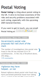 Mobile Screenshot of postalvoting.blogspot.com