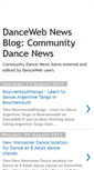 Mobile Screenshot of dancewebnews.blogspot.com