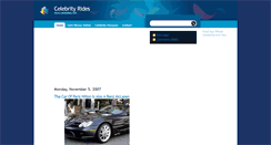 Desktop Screenshot of celebrityrides.blogspot.com