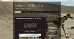 Desktop Screenshot of leben-mit-sloughis.blogspot.com