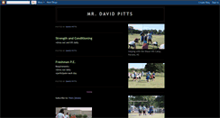 Desktop Screenshot of coachpitts.blogspot.com