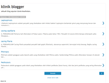 Tablet Screenshot of klinikblogger.blogspot.com