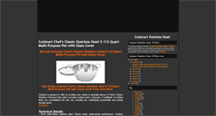 Desktop Screenshot of cuisinart-stainless-steel.blogspot.com