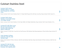 Tablet Screenshot of cuisinart-stainless-steel.blogspot.com