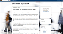 Desktop Screenshot of businesstipsnow.blogspot.com