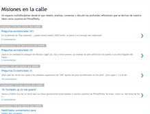 Tablet Screenshot of misionesenlacalle.blogspot.com