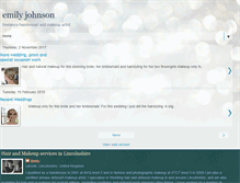Tablet Screenshot of emilyjohnsonhairandmakeup.blogspot.com