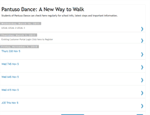 Tablet Screenshot of pantusodance.blogspot.com