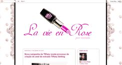 Desktop Screenshot of lavieenrosemoda.blogspot.com